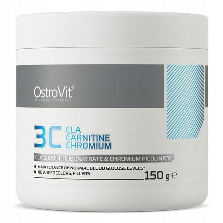 Multitasking powder OstroVit 3C CLA Carnitine Chrom flavor Kiwi 150 g 1 pcs