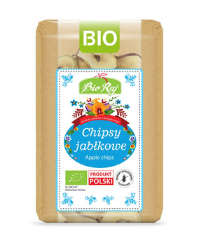 CHIPSY JABŁKOWE BEZGLUTENOWE BIO (POLSKA) 50 g - BIO RAJ