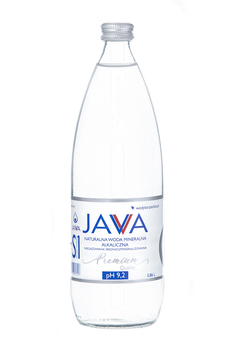 NATURALNA WODA MINERALNA ALKALICZNA NIEGAZOWANA 860 ml (SZKŁO) - JAVA