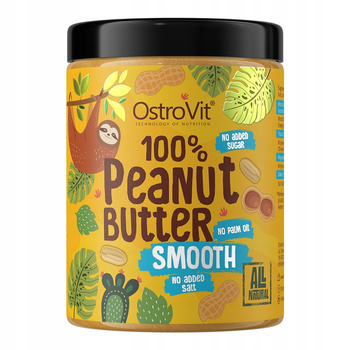 Peanut butter OstroVit 100% Peanut Cream 1000 g smooth 1000 g