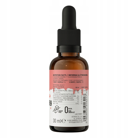 OstroVit Aroma Food Additive Strawberry 30ml FLAVOR DROPS WITHOUT SUGAR