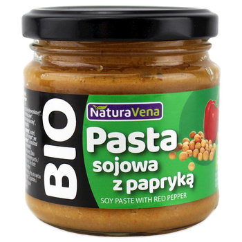 PASTA SOJOWA Z PAPRYKĄ BIO 185 g - NATURAVENA