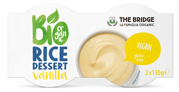 DESER RYŻOWY O SMAKU WANILIOWYM BEZGLUTENOWY BIO (2 x 130 g) 260 g