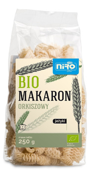 MAKARON (ORKISZOWY) JEŻYKI BIO 250 g - NIRO