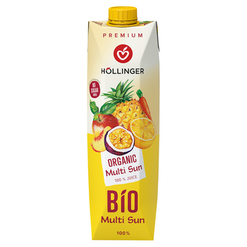 SOK WIELOOWOCOWY Z SOKIEM Z MARCHWI (MULTI SUNRISE) BIO 1 L - HOLLINGER