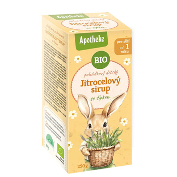 SYROP DLA DZIECI Z BABKI LANCETOWATEJ DZIKIEJ RÓŻY OD 1 R ŻYCIA BIO 250g
