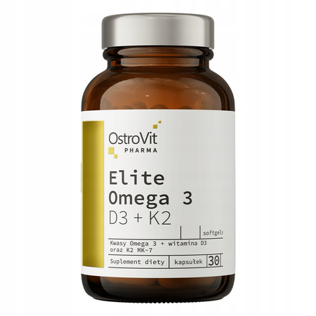OstroVit Elite Omega 3 D3 K2 dietary supplement 30 pcs.