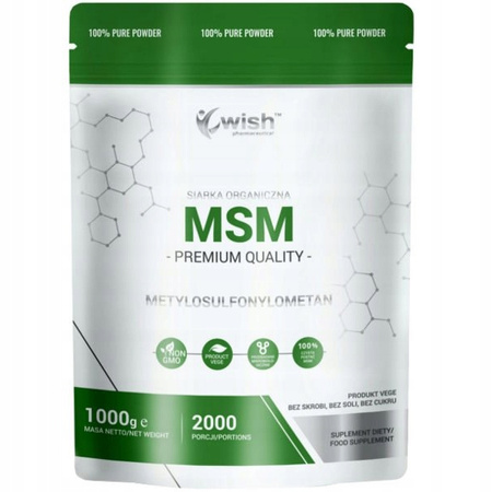 MSM ORGANIC SULFUR POWDER PRODUCT VEGE 1KG