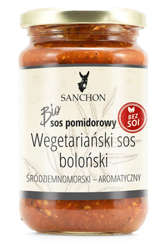 SOS WEGAŃSKI BOLOGNESE BEZGLUTENOWY BIO 330 ml - SANCHON