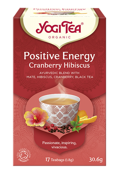 HERBATKA ENERGIA ŻURAWINA HIBISKUS BIO (17 x 1,8 g) 30,6 g - YOGI TEA