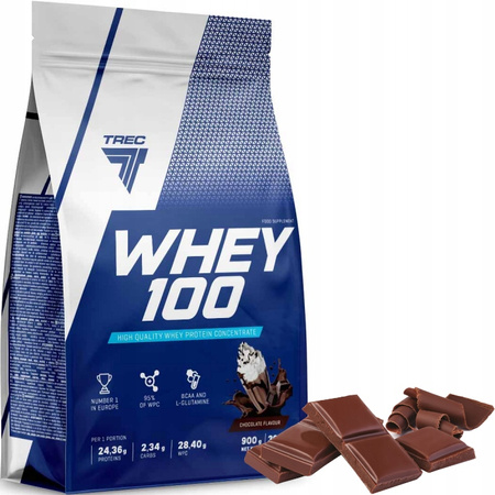 Odżywka białkowa - WPC Trec Nutrition proszek 900 g smak czekoladowy