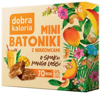 BATONIKI MINI Z NERKOWCÓW O SMAKU MANGO BEZ DODATKU CUKRÓW(6x17g)102g