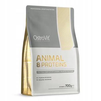 OstroVit Animal 8 Proteins 700 g Whey WPC WPI Protein Isolate Starwberry