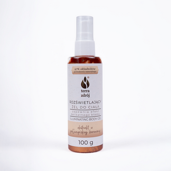 ŻEL DO CIAŁA ROZŚWIETLAJĄCY 100 ml - TERRA ZDRÓJ (SERIA BOROWINOWA)