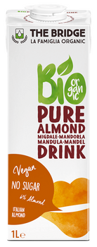 NAPÓJ MIGDAŁOWY 6 % BEZ CUKRU BEZGLUTENOWY BIO 1 L - THE BRIDGE