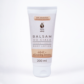 BALSAM DO CIAŁA ODŻYWCZO NAWILŻAJĄCY 200g TERRA ZDRÓJ (SERIA BOROWINOWA)