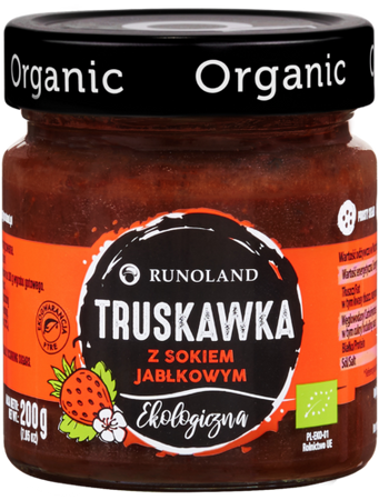 SŁODKA PRZEKĄSKA TRUSKAWKA  BIO 200 g - RUNOLAND
