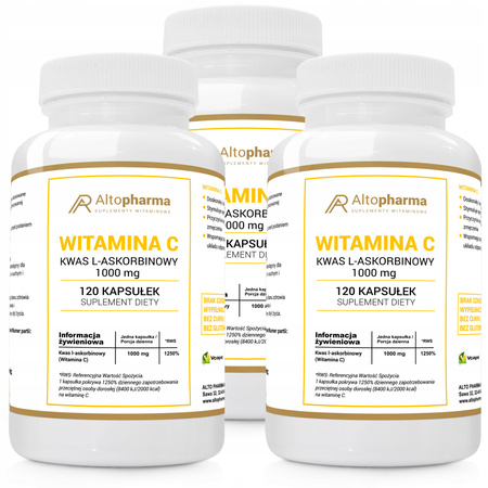 Diet supplement Alto Pharma Witamina C ascorbic acid capsules 120 pcs