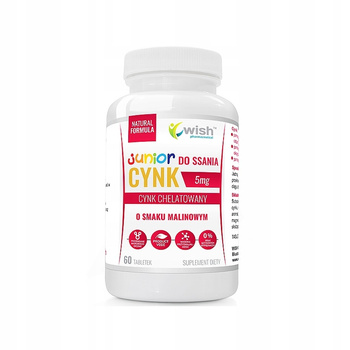 Diet supplement Wish Pharmaceutical Junior Cynk zinc lozenges 60 pcs