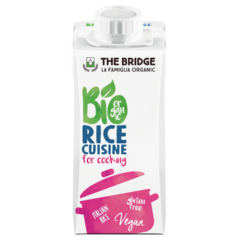 KREM RYŻOWY DO GOTOWANIA BEZ DODATKU CUKRÓW BEZGLUTENOWY 200ml THE BRIDGE