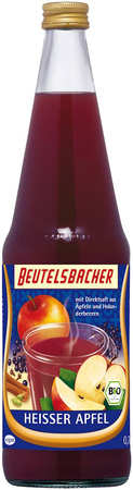 GRZANIEC BEZALKOHOLOWY JABŁKO CZARNY BEZ  BIO 700 ml - BEUTELSBACHER 