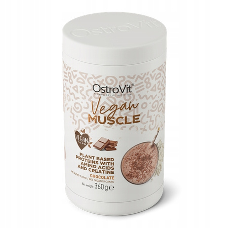 OstroVit Vegan Muscle 360 g SOY PEA PROTEIN ISOLATE CREATINE MONOHYDRATE