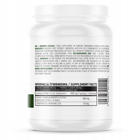Diet supplement OstroVit OstroVit Berberys Extract VEGE 100 g powder