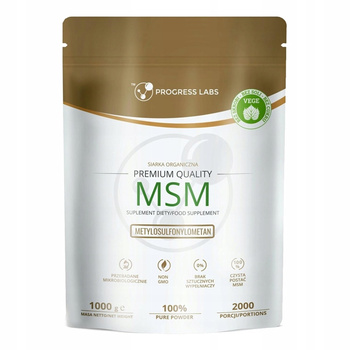 MSM ORGANIC SULFUR POWDER 1KG VEGE PRODUCT