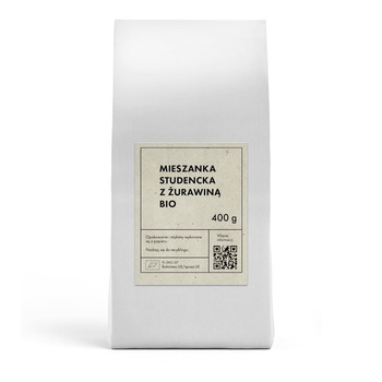 MIESZANKA STUDENCKA Z ŻURAWINĄ BIO 400 g - THE PLANET