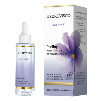 PEELING DO TWARZY NORMALIZUJĄCY NA NIEDOSKONAŁOŚCI 30 ml - UZDROVISCO