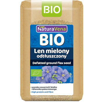 LEN MIELONY ODTŁUSZCZONY BIO 200 g - NATURAVENA