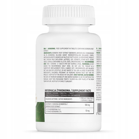 Dietary supplement OstroVit Berberine 90 tablets