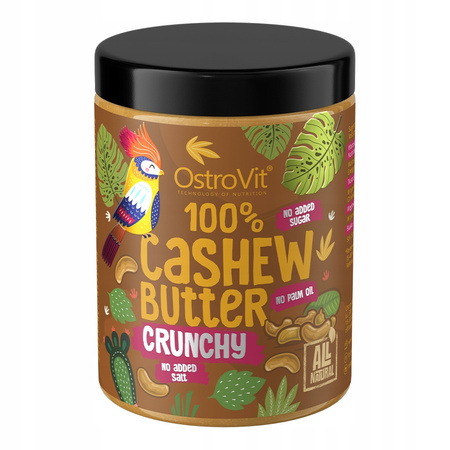 Ostrovit 100% Cashew Butter Crunchy nut cream 1000 g