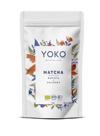 HERBATA ZIELONA MATCHA JAPOŃSKA BARISTA+KULINARNA BEZGLUTENOWA BIO 100g 