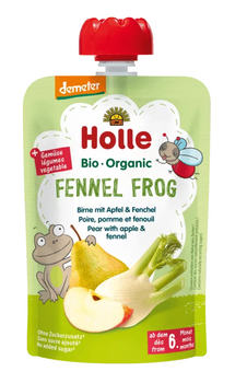 MUS ŻABA (GRUSZKA JABŁKO KOPER WŁOSKI)BEZ DODATKU CUKRÓW OD 6 MIES BIO 100g