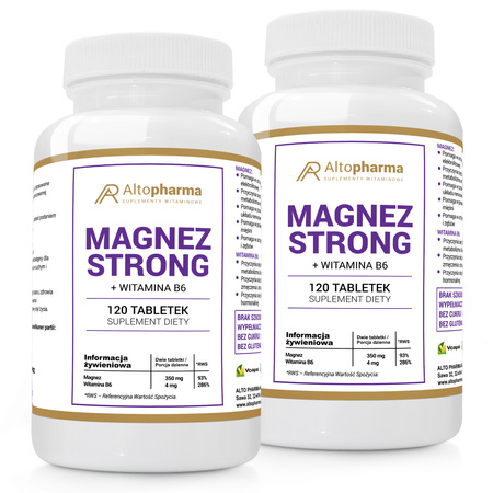 Diet supplement Alto Pharma Magnez Strong B6 magnesium pills 120 pcs