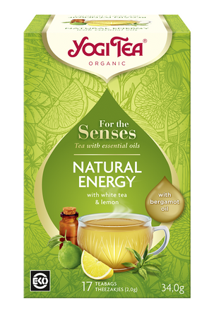 HERBATA BIAŁA  OLEJKIEM Z CYTRYNY I Z BERGAMOTKI BIO (17x2g) 34g YOGI TEA