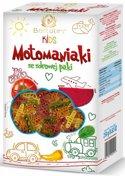 MAKARON (SEMOLINOWY Z SUSZONYMI WARZYWAMI) DLA DZIECI 250 g BARTOLINI