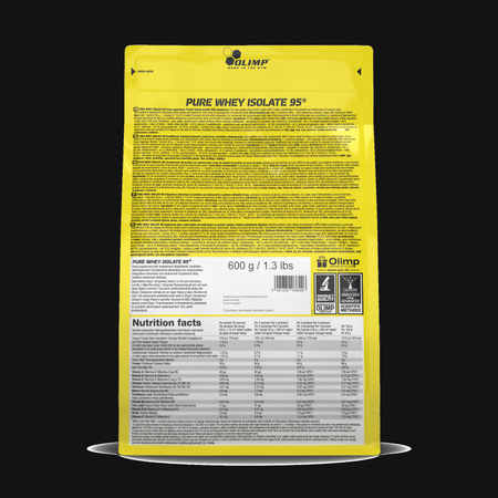 Protein supplement protein isolate - WPI Olimp powder 600 g vanilla flavour