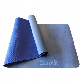 Exercise mat Ostrovit 183 cm x 61 cm blue