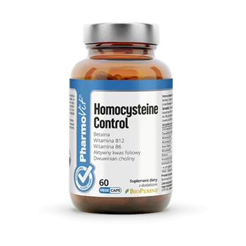 KAPSUŁKI NA METABOLIZM HOMOCYSTEIN BEZGLUTENOWE 60 szt.  Pharmovit
