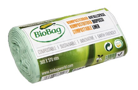 WORKI NA ODPADY BIO I ZMIESZANE 6L 30szt. KOMPOSTOWALNE I BIODEGRADOWALNE