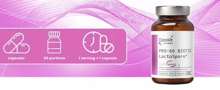 Dietary supplement OstroVit PRO-60 BIOTIC LactoSpore 60 capsules