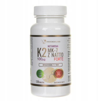 Progress Labs dietary supplement Vitamin K2 MK-7 vitamin tablets 120 pcs.
