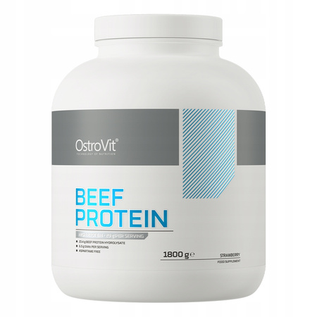 Protein hydrolyzate - WPH OstroVit powder 1800 g, strawberry flavour