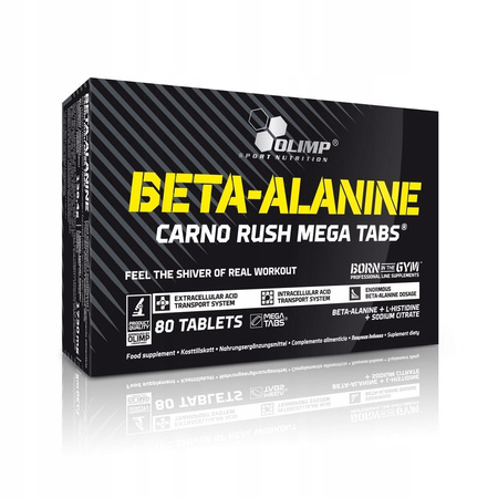 Olimp Beta-Alanine Carno Rush Mega Tabs - 80 Tablets