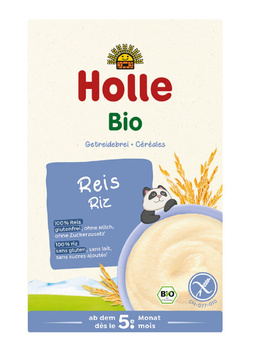 KASZKA RYŻOWA BEZ DODATKU CUKRÓW BEZGLUTENOWA OD 5 MIESIĄCA BIO 250g HOLLE