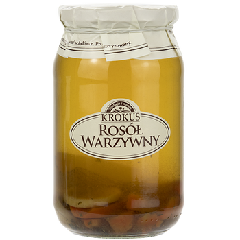 BULION WARZYWNY W PŁYNIE BEZ DODATKU CUKRÓW BEZGLUTENOWY 810 ml - KROKUS