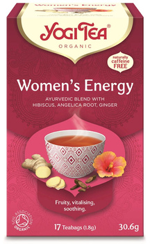 HERBATKA DLA KOBIET - ENERGIA  BIO (17 x 1,8 g) 30,6 g - YOGI TEA