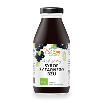 SYROP Z CZARNEGO BZU BIO 330 ml - BATOM